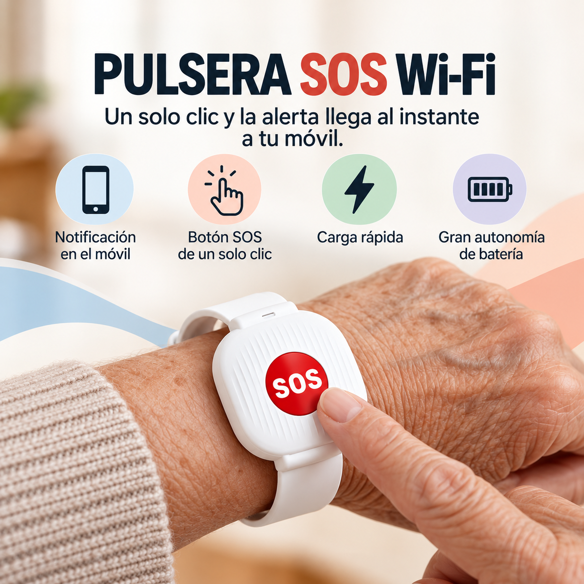 Auxia - Pulsera SOS